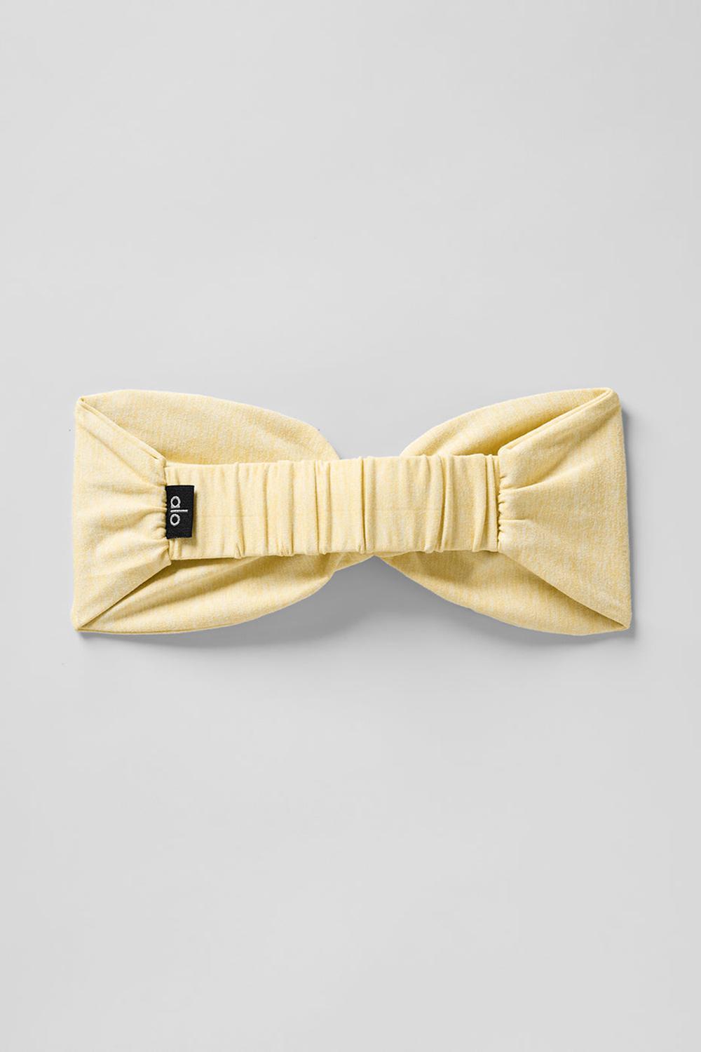 Diadema Alo Yoga Alosoft Mujer Warm Butter Heather | España  KJSI-03271