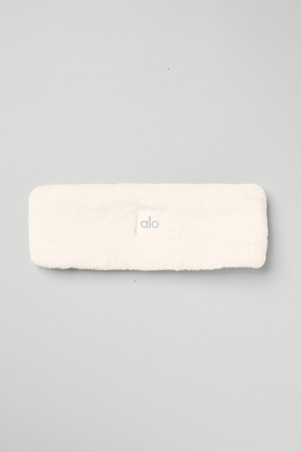 Diadema Alo Yoga Faux Fur Ear Warmers Mujer Ivory | España  ZYHW-56289