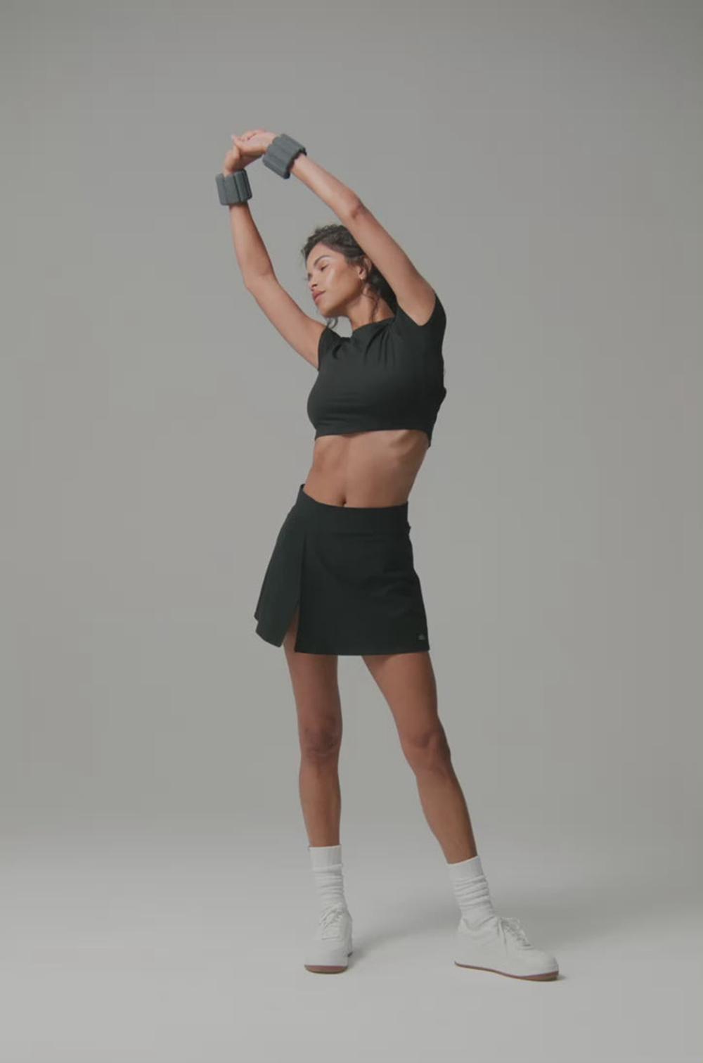 Falda Alo Yoga Alosoft Backspin Mujer Azules | España  RTMN-01953