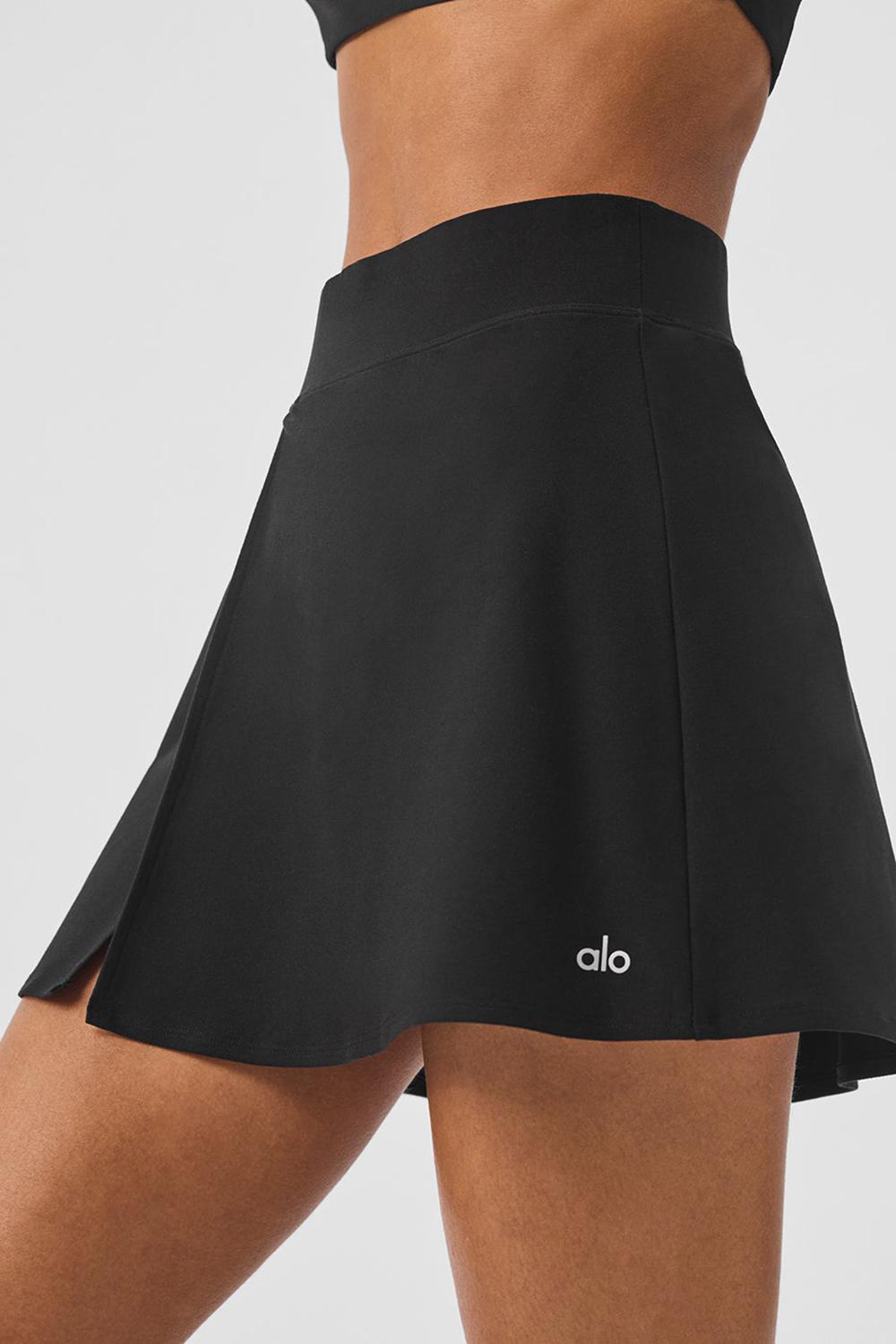Falda Alo Yoga Alosoft Backspin Mujer Negras | España  PFRQ-31026