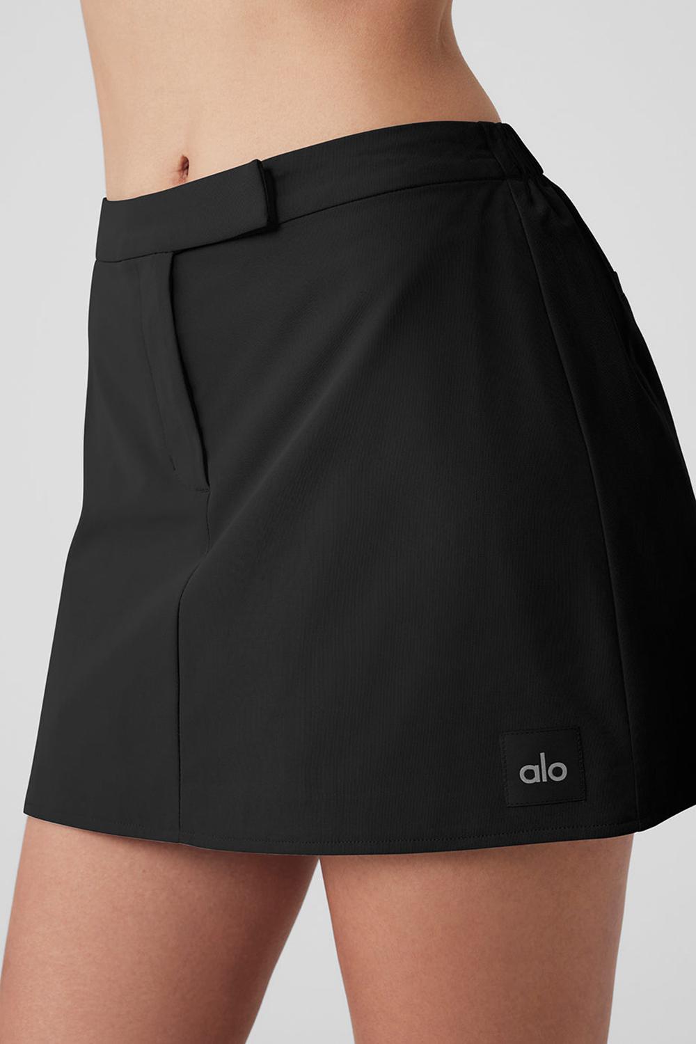 Falda Alo Yoga High Speed Mini Mujer Negras | España  RXLM-40596