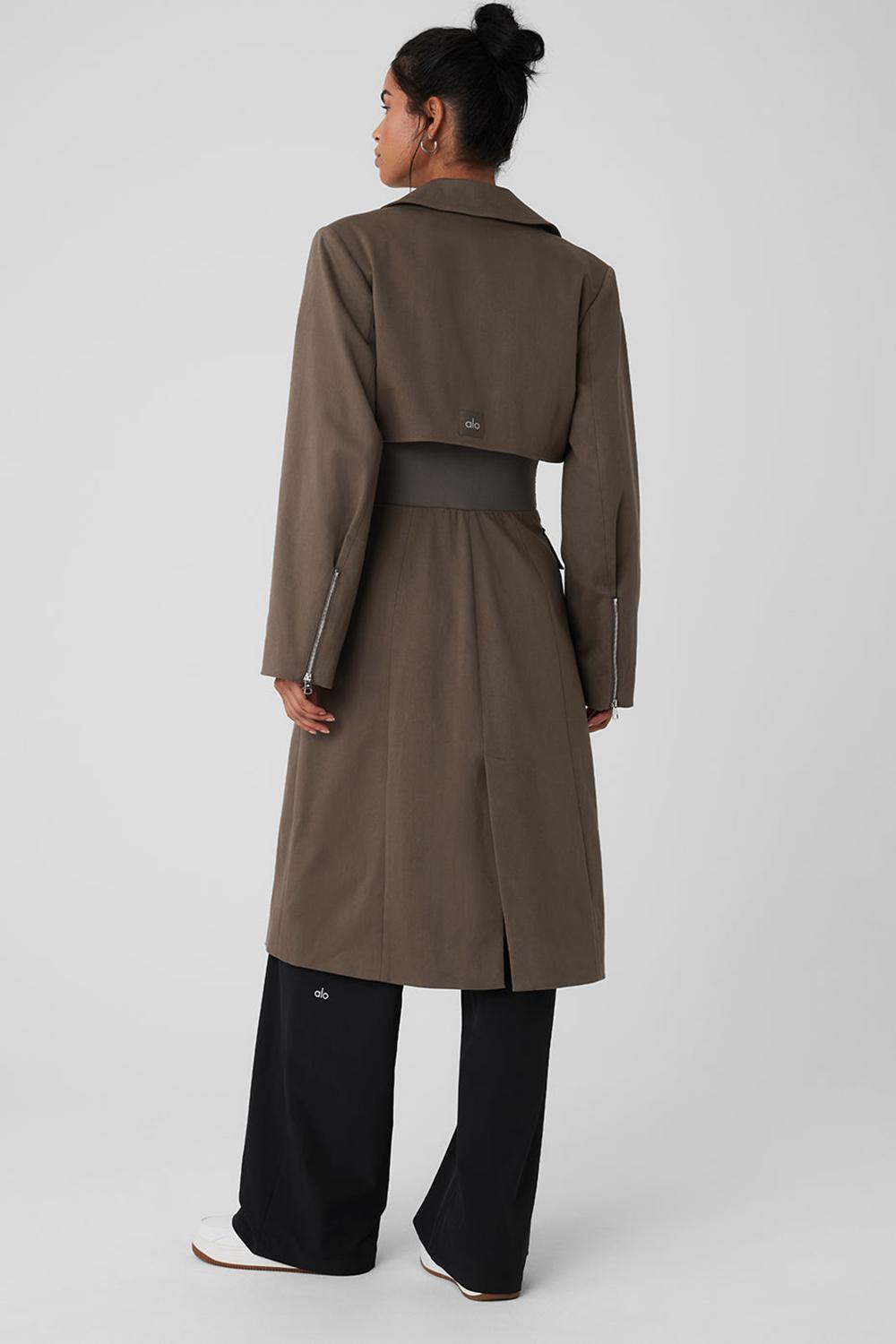 Gabardina Alo Yoga Formation Mujer Verde Oliva | España  WMOZ-91860