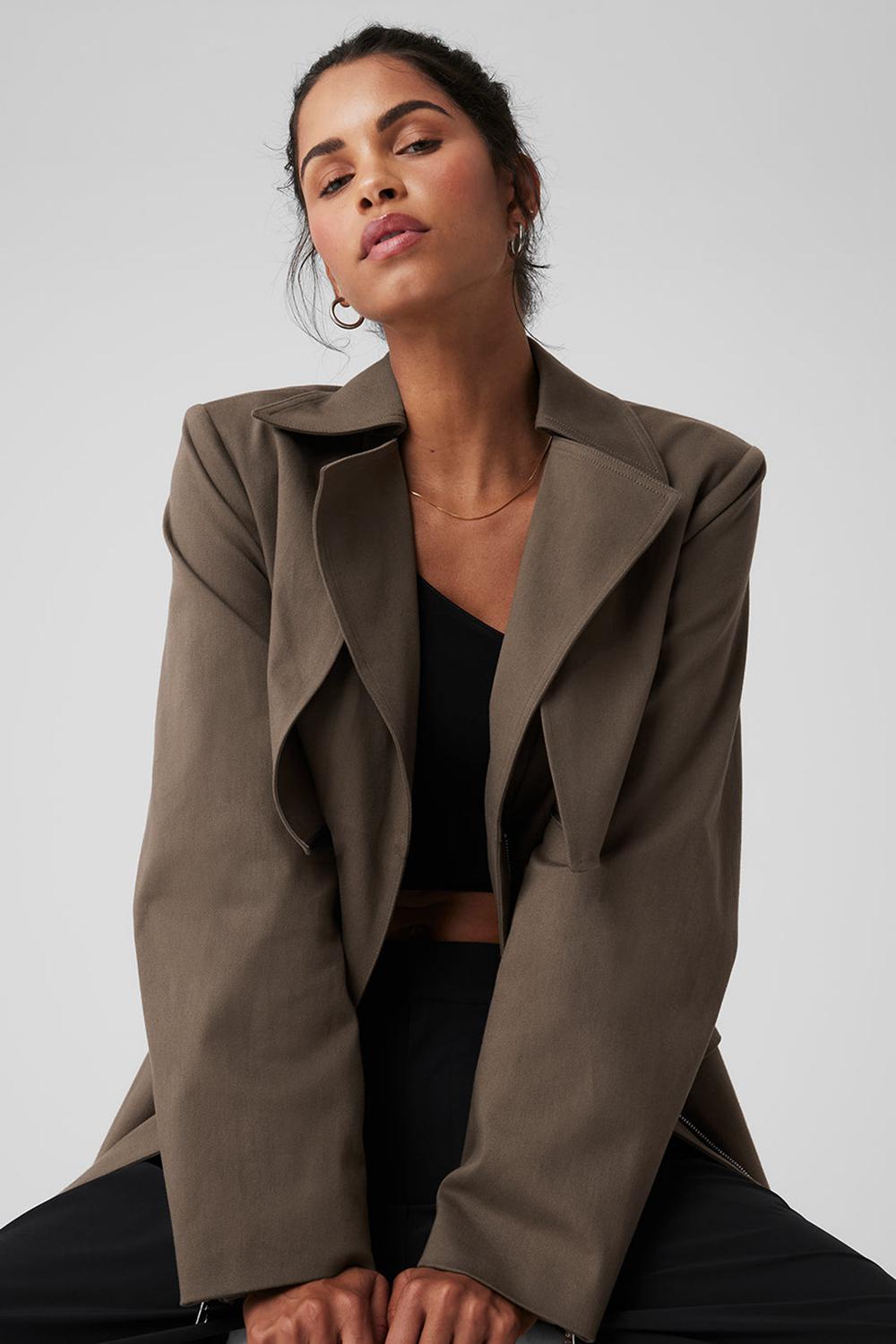 Gabardina Alo Yoga Formation Mujer Verde Oliva | España  WMOZ-91860