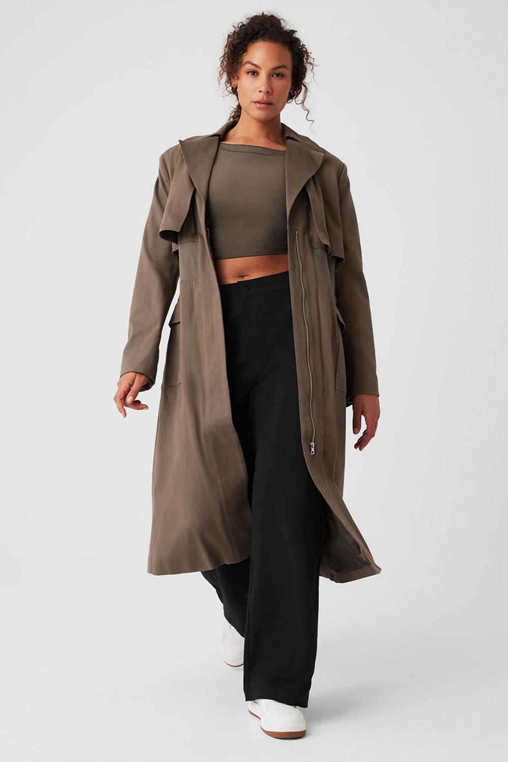 Gabardina Alo Yoga Formation Mujer Verde Oliva | España  WMOZ-91860