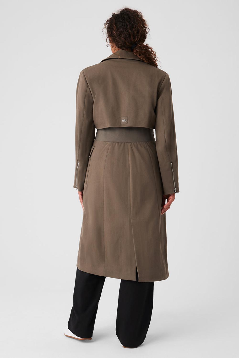 Gabardina Alo Yoga Formation Mujer Verde Oliva | España  WMOZ-91860