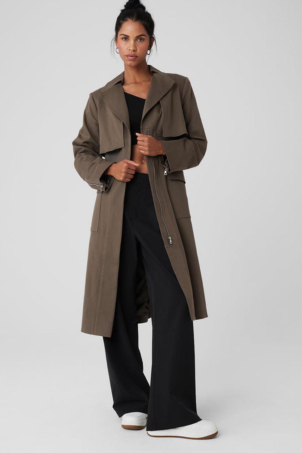 Gabardina Alo Yoga Formation Mujer Verde Oliva | España  WMOZ-91860