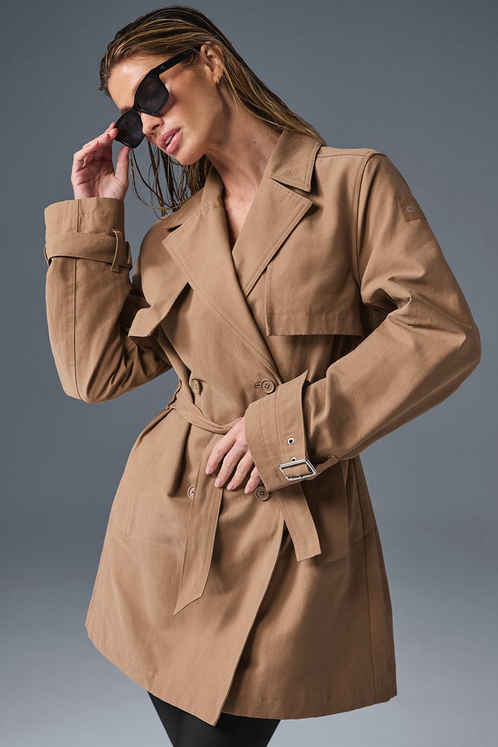 Gabardina Alo Yoga Prime Mujer Toasted Almond | España  EBCV-87930