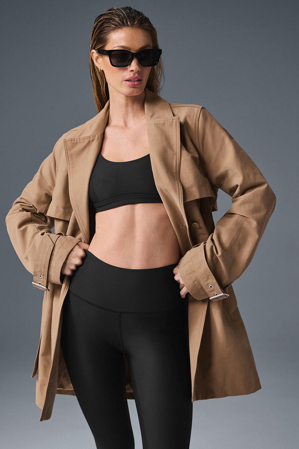 Gabardina Alo Yoga Prime Mujer Toasted Almond | España  EBCV-87930