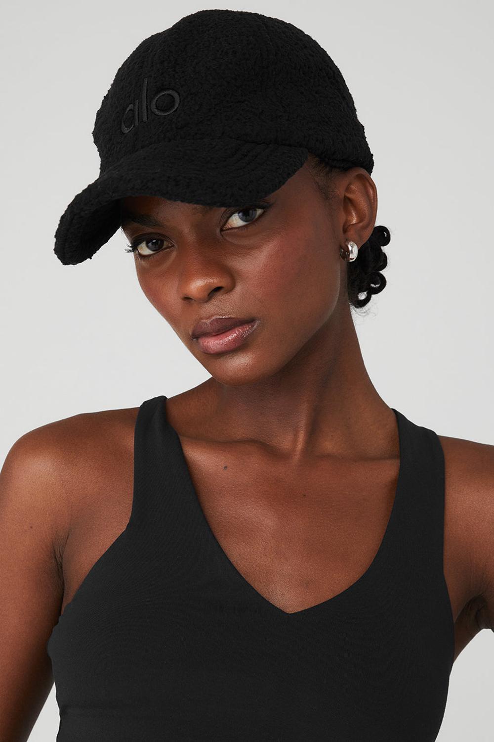 Gorras Alo Yoga Micro Sherpa Off-Duty Hombre Negras | España  TMEZ-28691