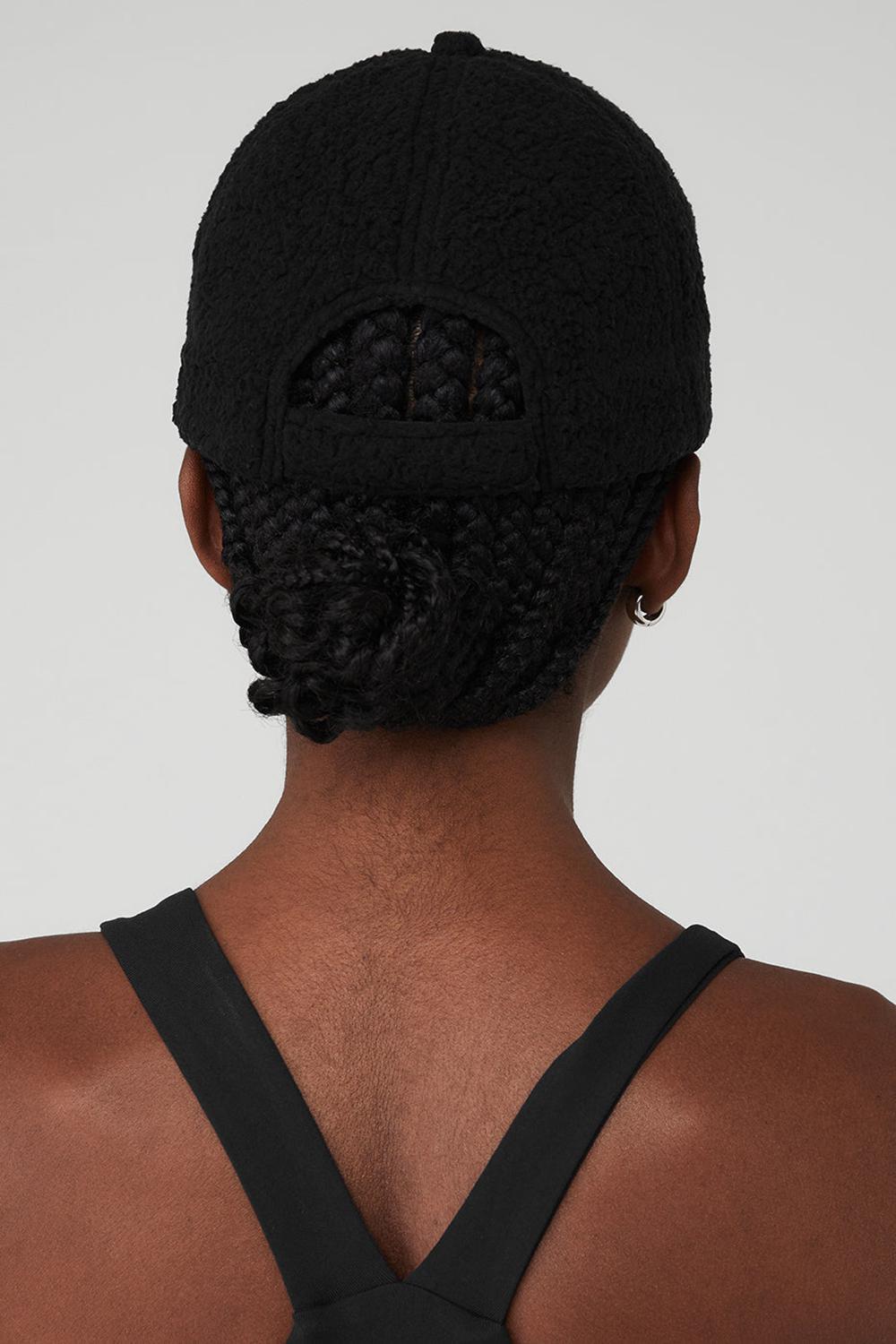 Gorras Alo Yoga Micro Sherpa Off-Duty Hombre Negras | España  TMEZ-28691