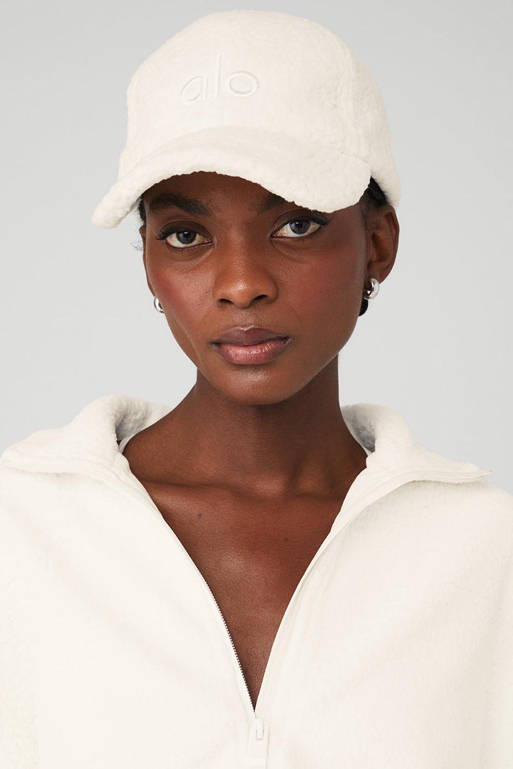 Gorras Alo Yoga Micro Sherpa Off-Duty Hombre Ivory | España  WXDK-83201