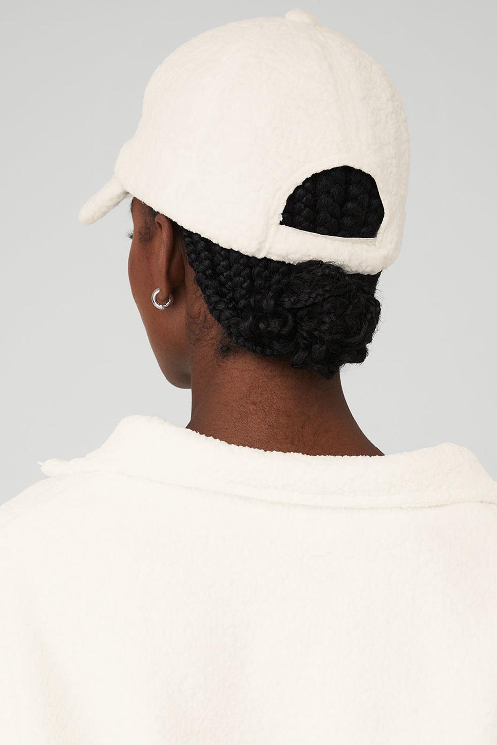 Gorras Alo Yoga Micro Sherpa Off-Duty Hombre Ivory | España  WXDK-83201