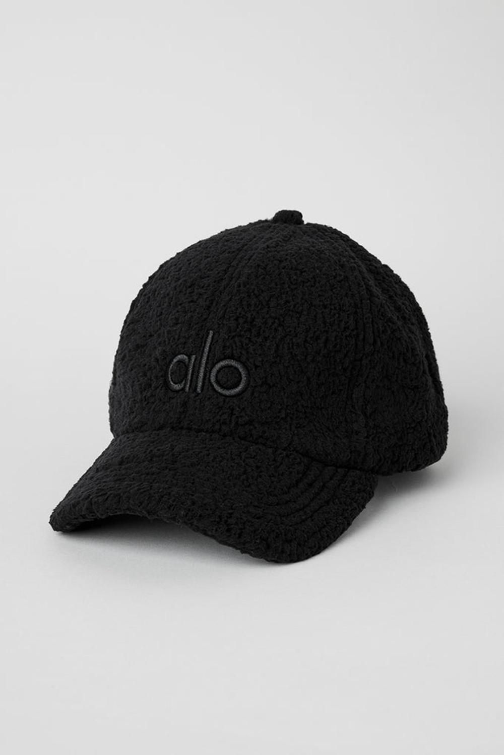 Gorras Alo Yoga Micro Sherpa Off-Duty Mujer Negras | España  LYPG-49206