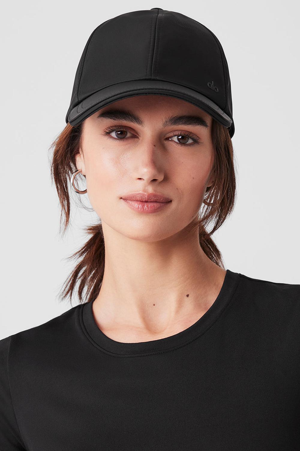 Gorras Alo Yoga Satin Off-Duty Hombre Negras | España  DJBF-36748