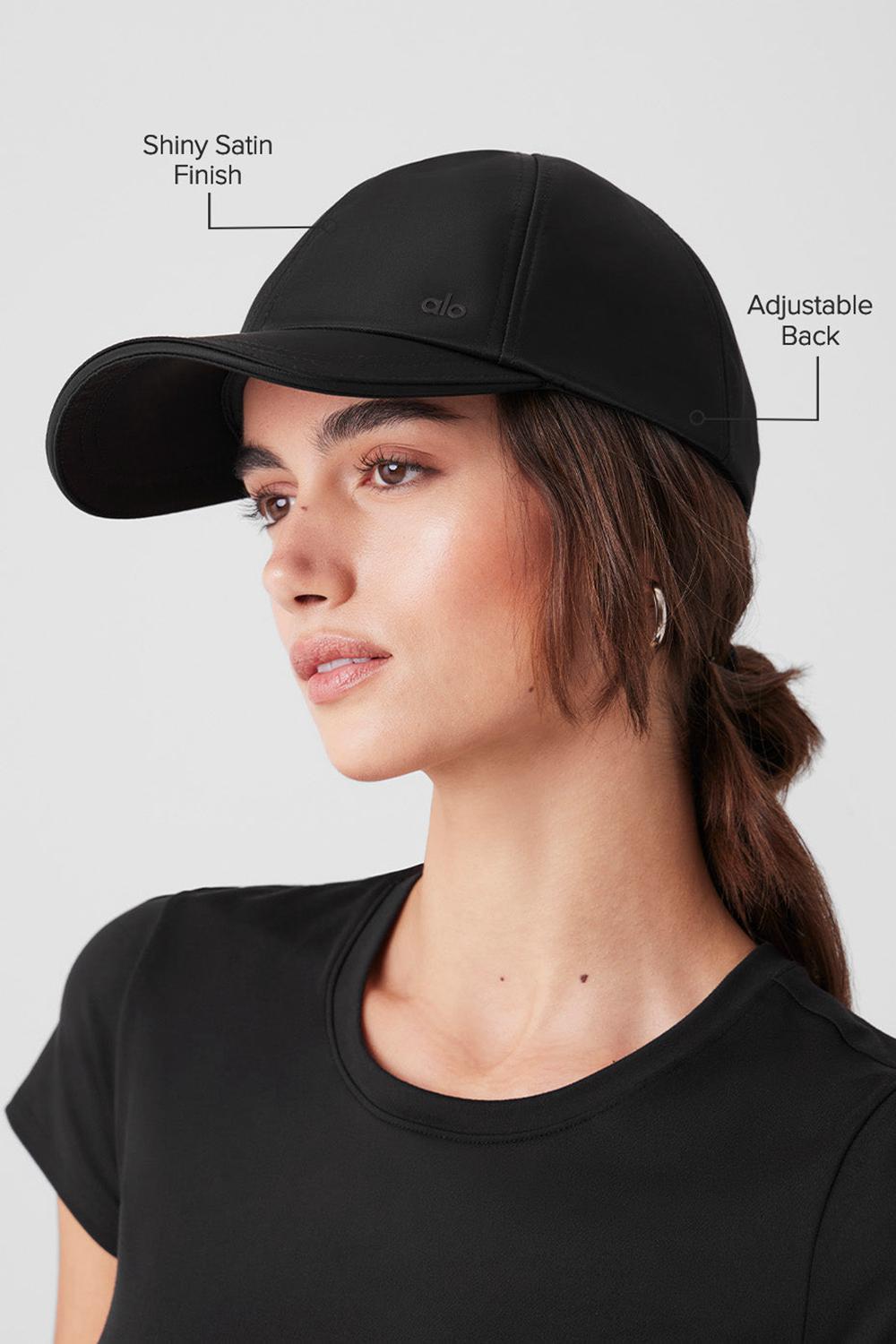 Gorras Alo Yoga Satin Off-Duty Hombre Negras | España  DJBF-36748