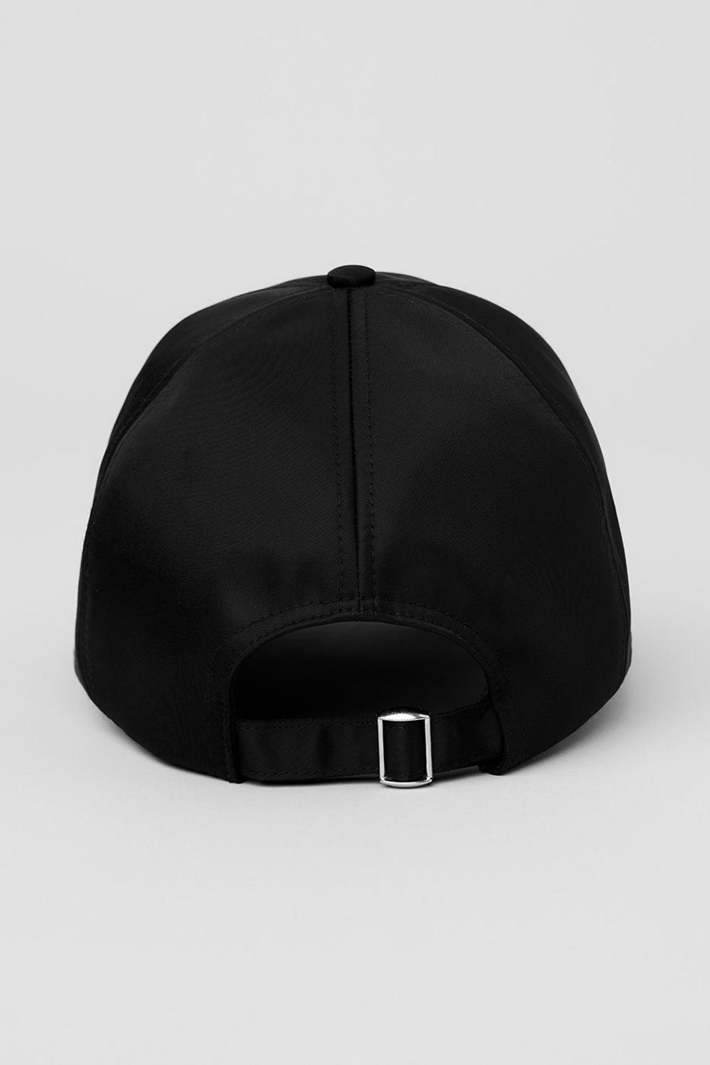 Gorras Alo Yoga Satin Off-Duty Hombre Negras | España  DJBF-36748