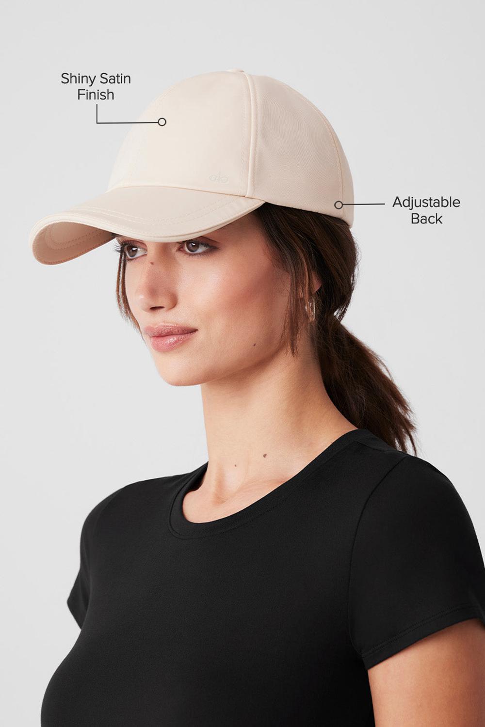 Gorras Alo Yoga Satin Off-Duty Mujer Creme | España  JXHN-10946