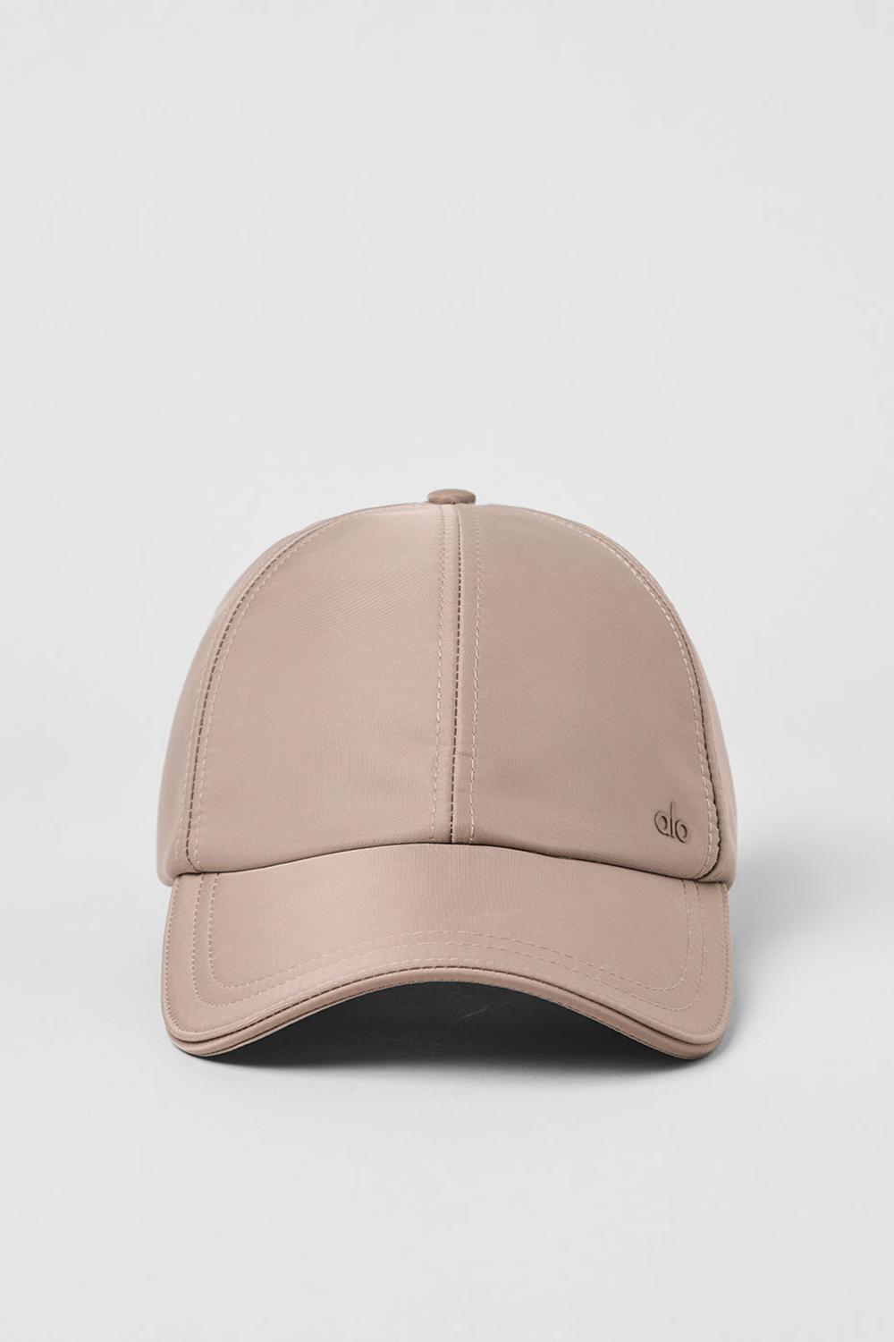 Gorras Alo Yoga Satin Off-Duty Mujer Taupe Satin | España  NQDW-91683