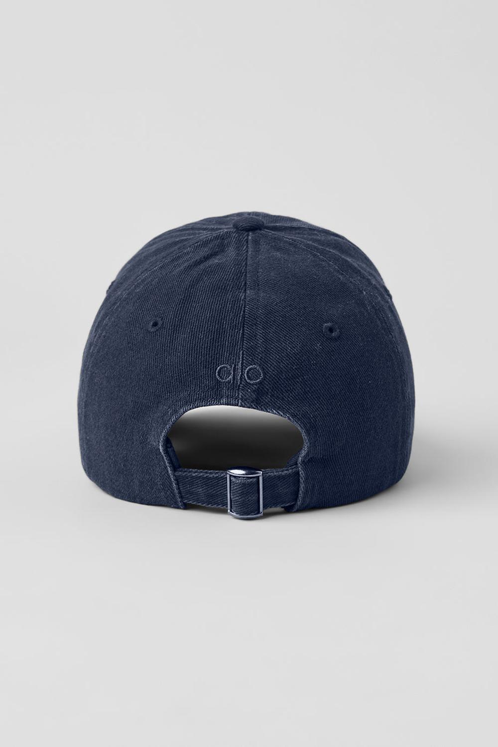 Gorras Alo Yoga Washed Off-Duty Mujer Azul Marino | España  MGUQ-28693