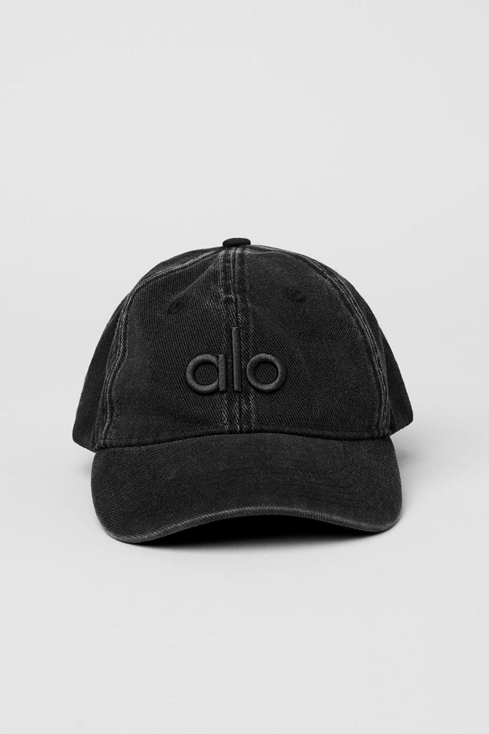 Gorras Alo Yoga Washed Off-Duty Mujer Negras | España  ZKPW-29831