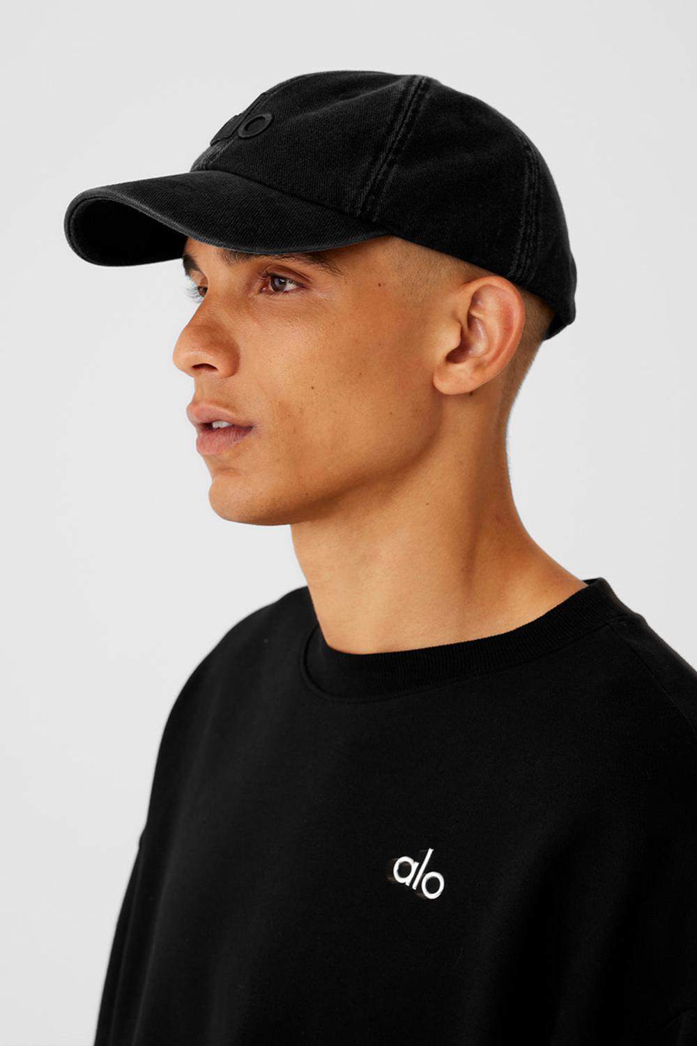 Gorras Alo Yoga Washed Off-Duty Mujer Negras | España  ZKPW-29831