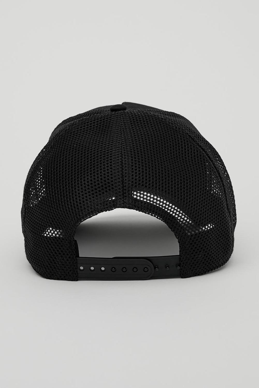 Gorras De Camionero Alo Yoga District Hombre Negras | España  QGAN-28651