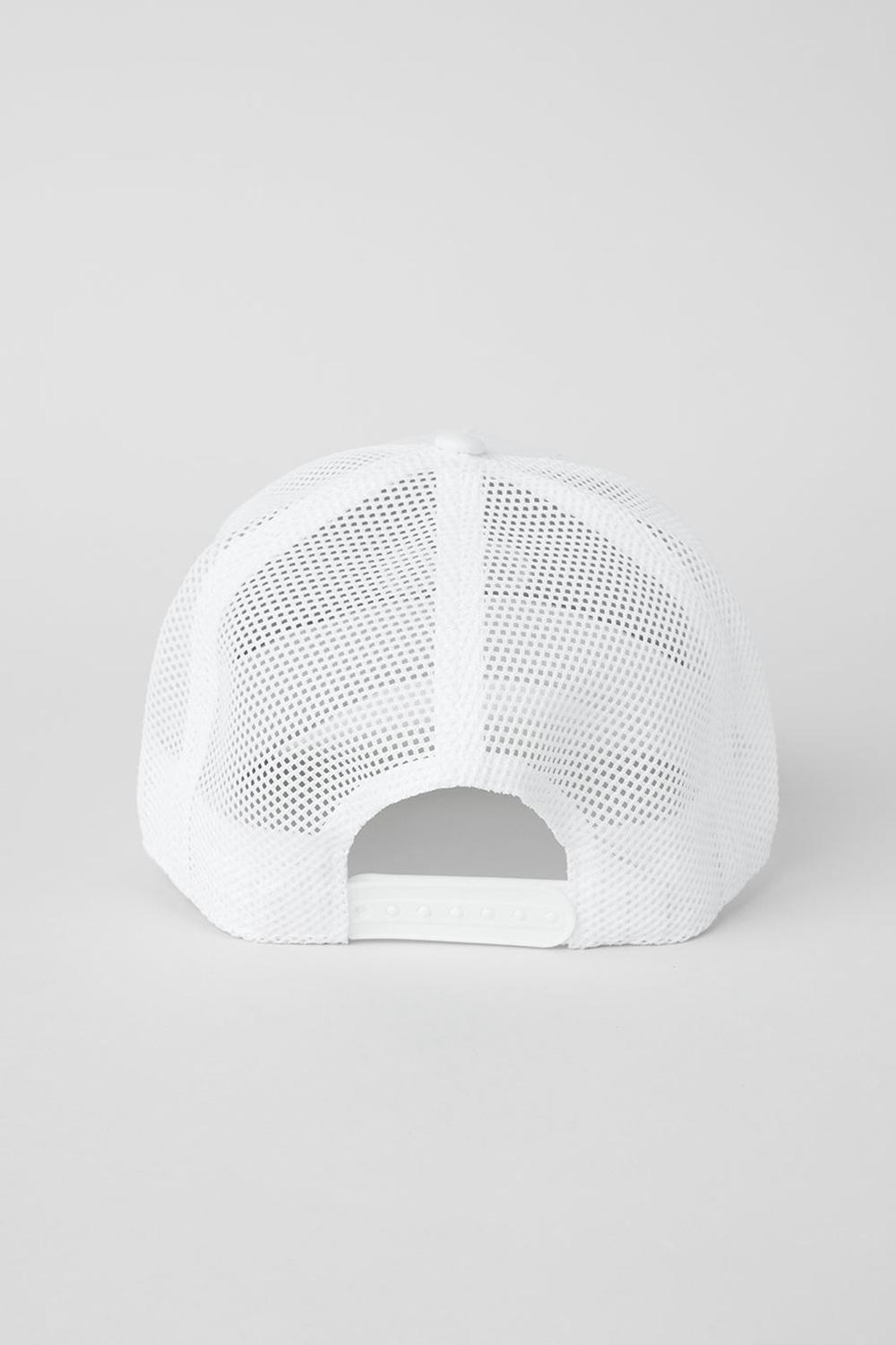 Gorras De Camionero Alo Yoga District Mujer Blancas Blancas | España  ZXHS-74265