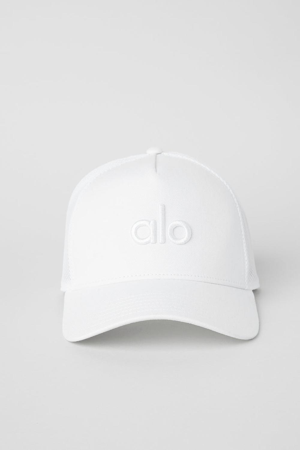 Gorras De Camionero Alo Yoga District Mujer Blancas Blancas | España  ZXHS-74265