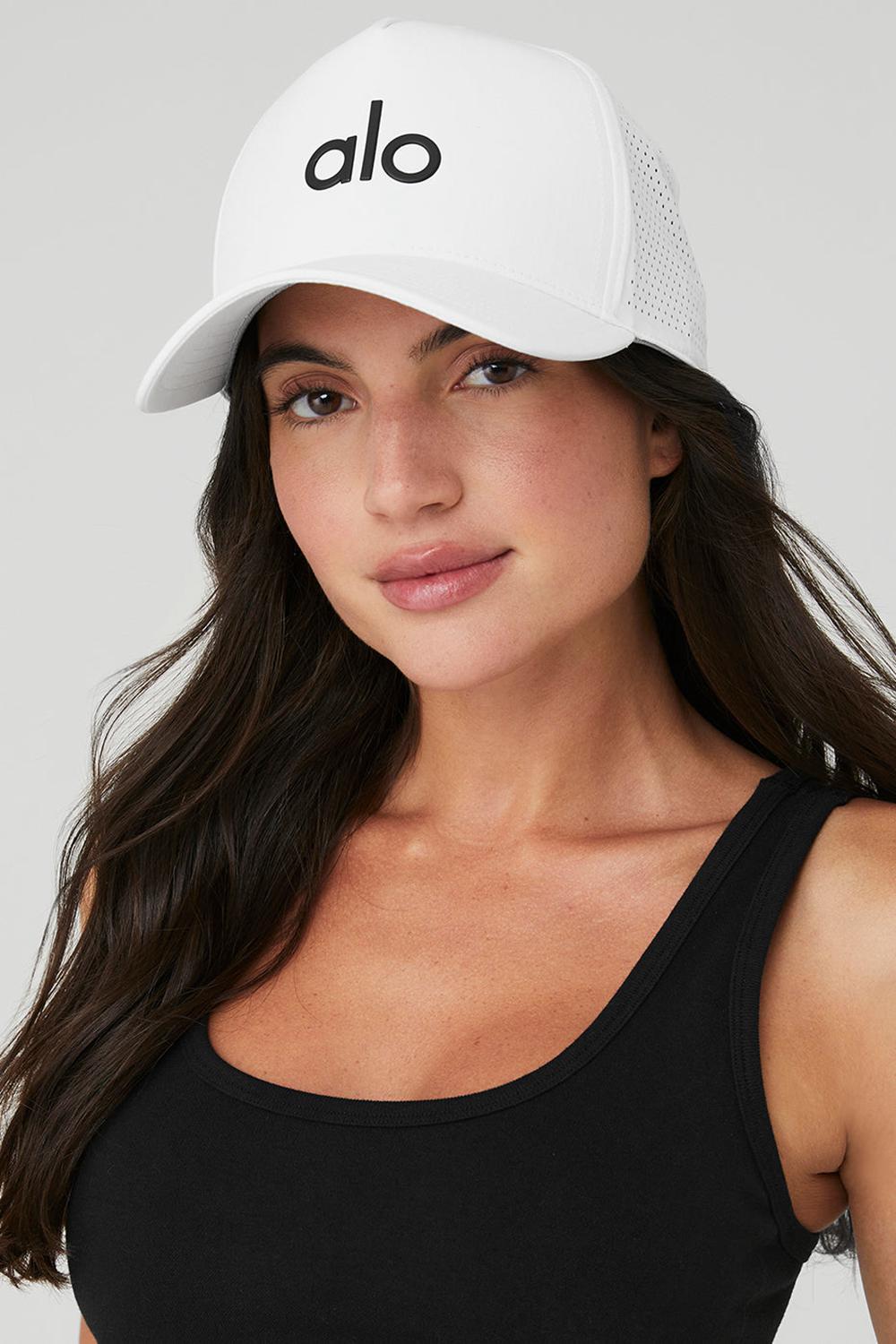 Gorras De Camionero Alo Yoga Performance District Mujer Blancas Negras | España  CBZH-83624