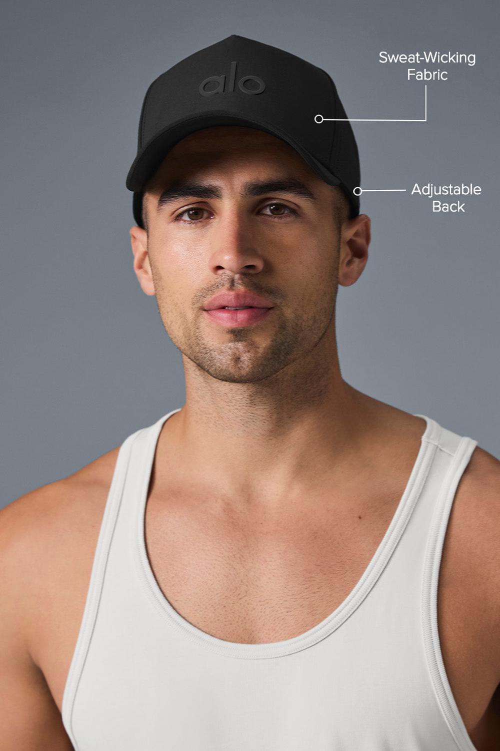 Gorras De Camionero Alo Yoga Performance District Hombre Negras | España  RAOV-17368