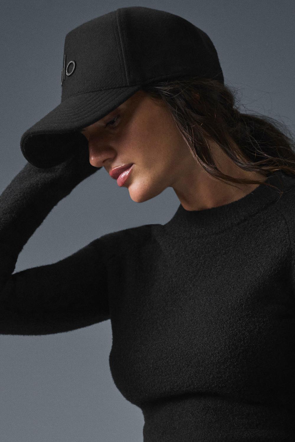 Gorras De Camionero Alo Yoga Wool District Hombre Negras | España  LCXZ-86375