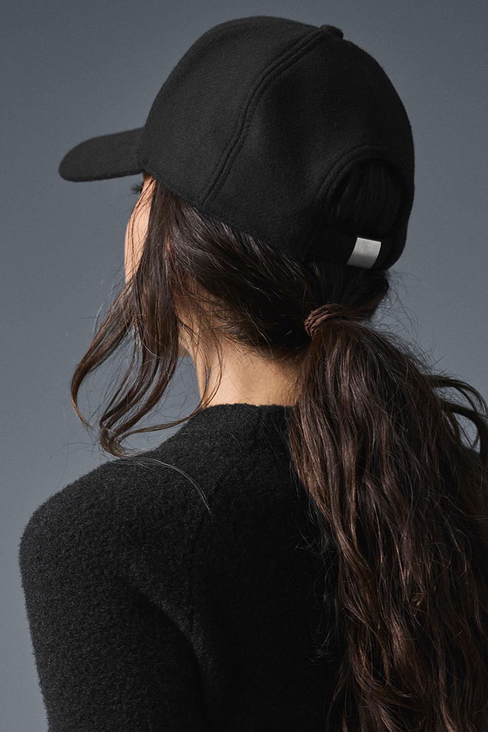 Gorras De Camionero Alo Yoga Wool District Hombre Negras | España  LCXZ-86375