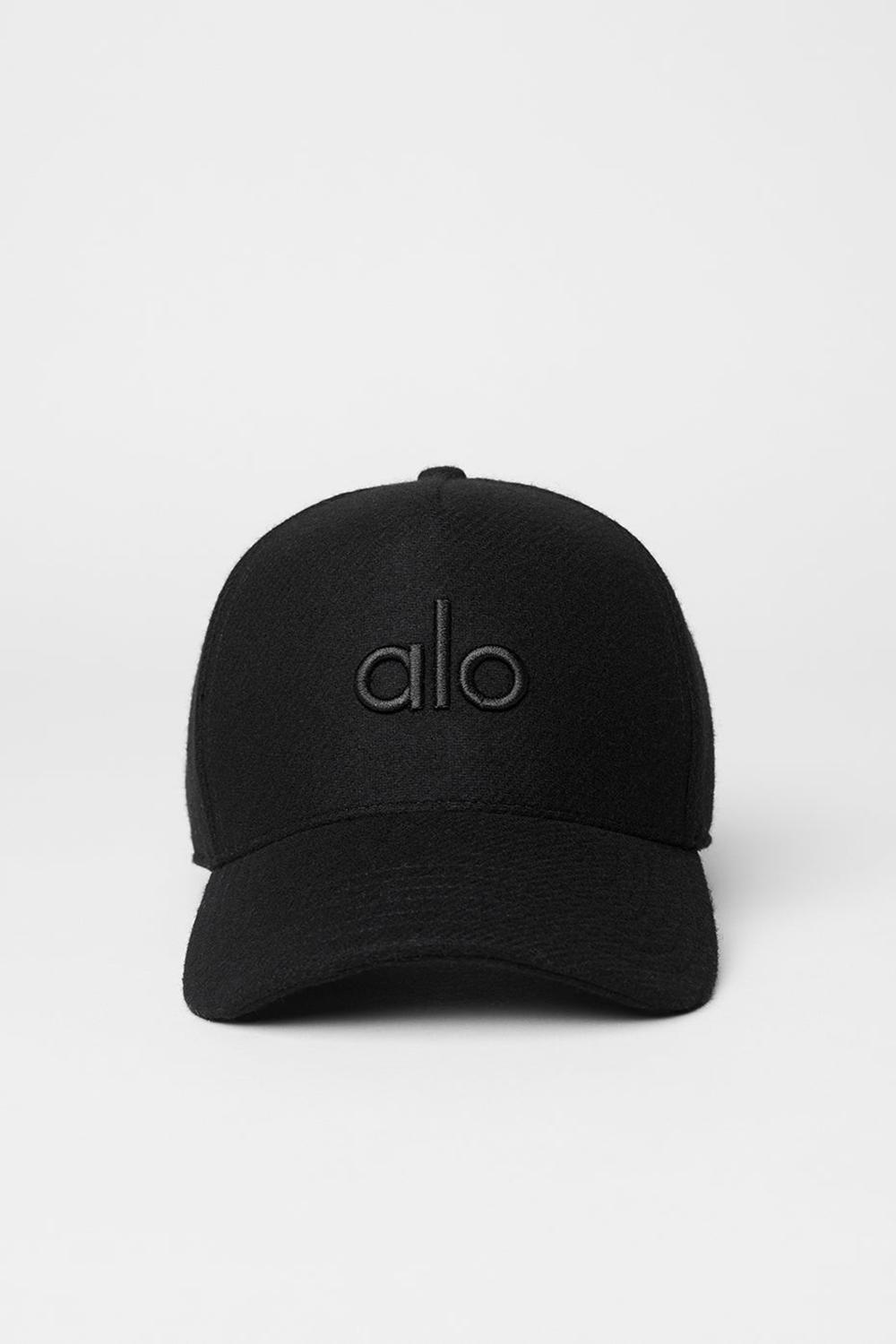 Gorras De Camionero Alo Yoga Wool District Hombre Negras | España  LCXZ-86375