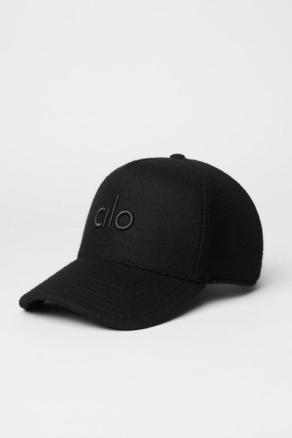 Gorras De Camionero Alo Yoga Wool District Hombre Negras | España  LCXZ-86375