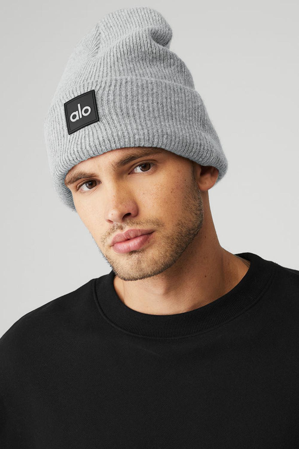 Gorro Alo Yoga Everyday Hombre Gris | España  OSXT-71285