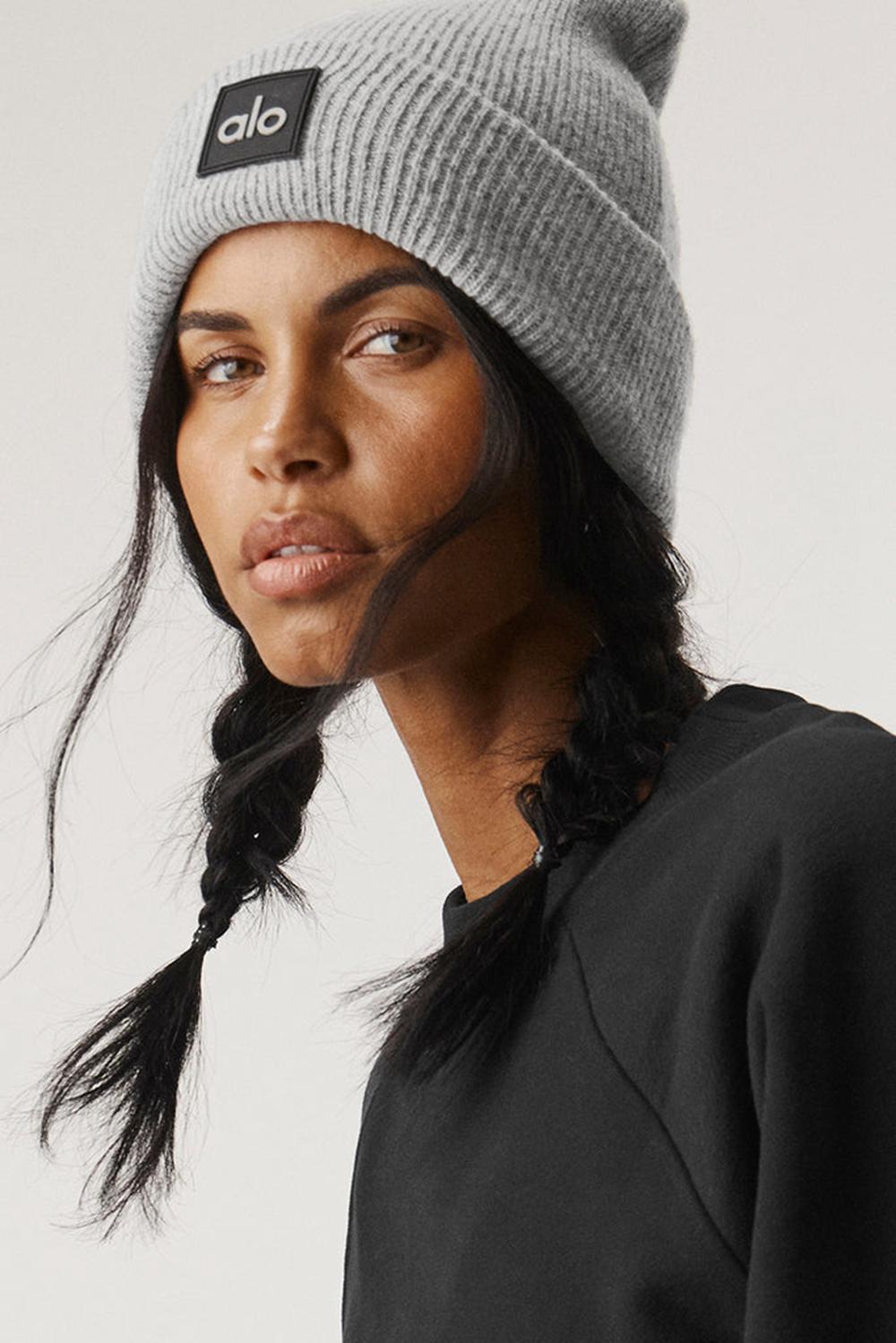 Gorro Alo Yoga Everyday Mujer Gris | España  FOBL-93578