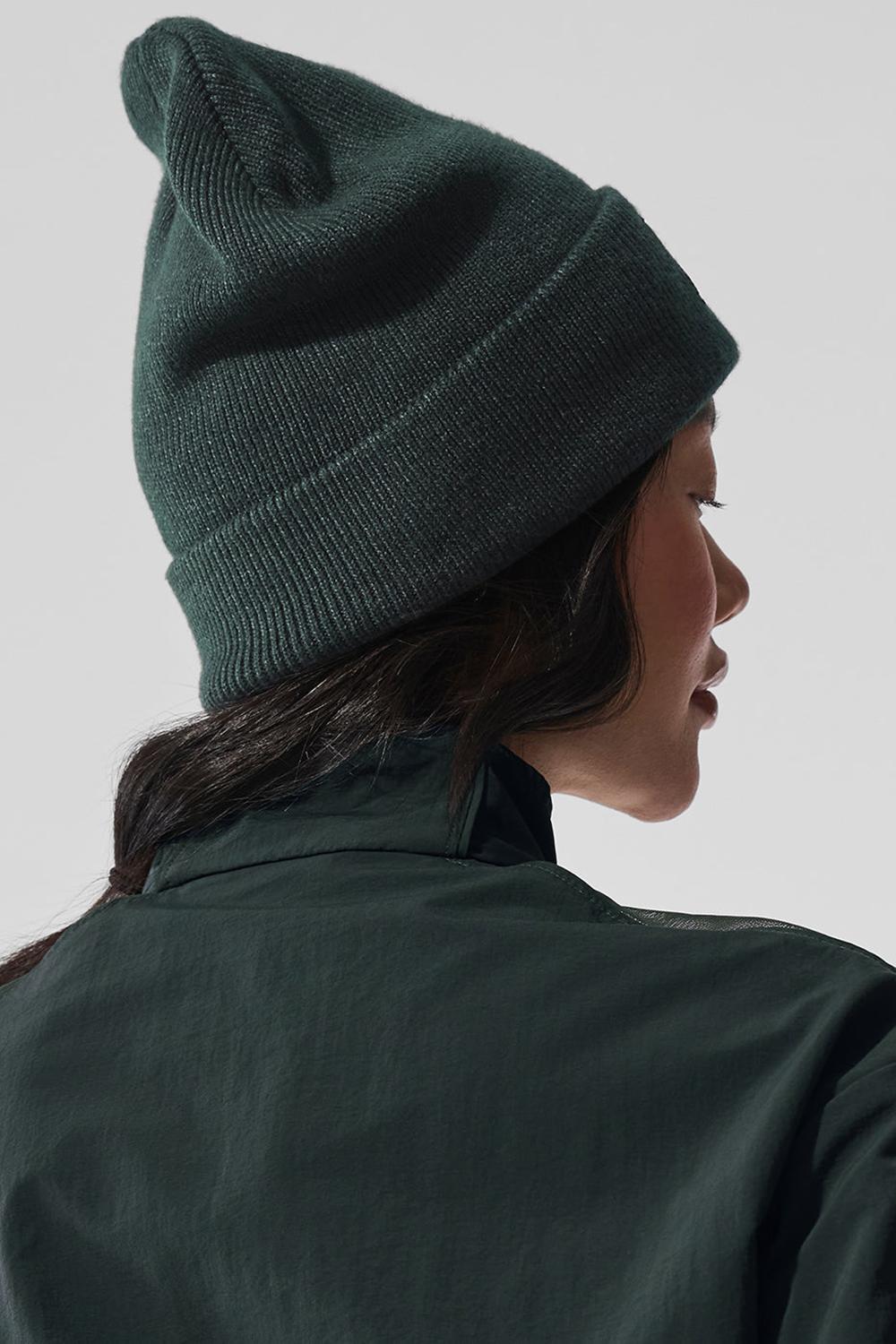 Gorro Alo Yoga Everyday Mujer Verde | España  JLEH-83962