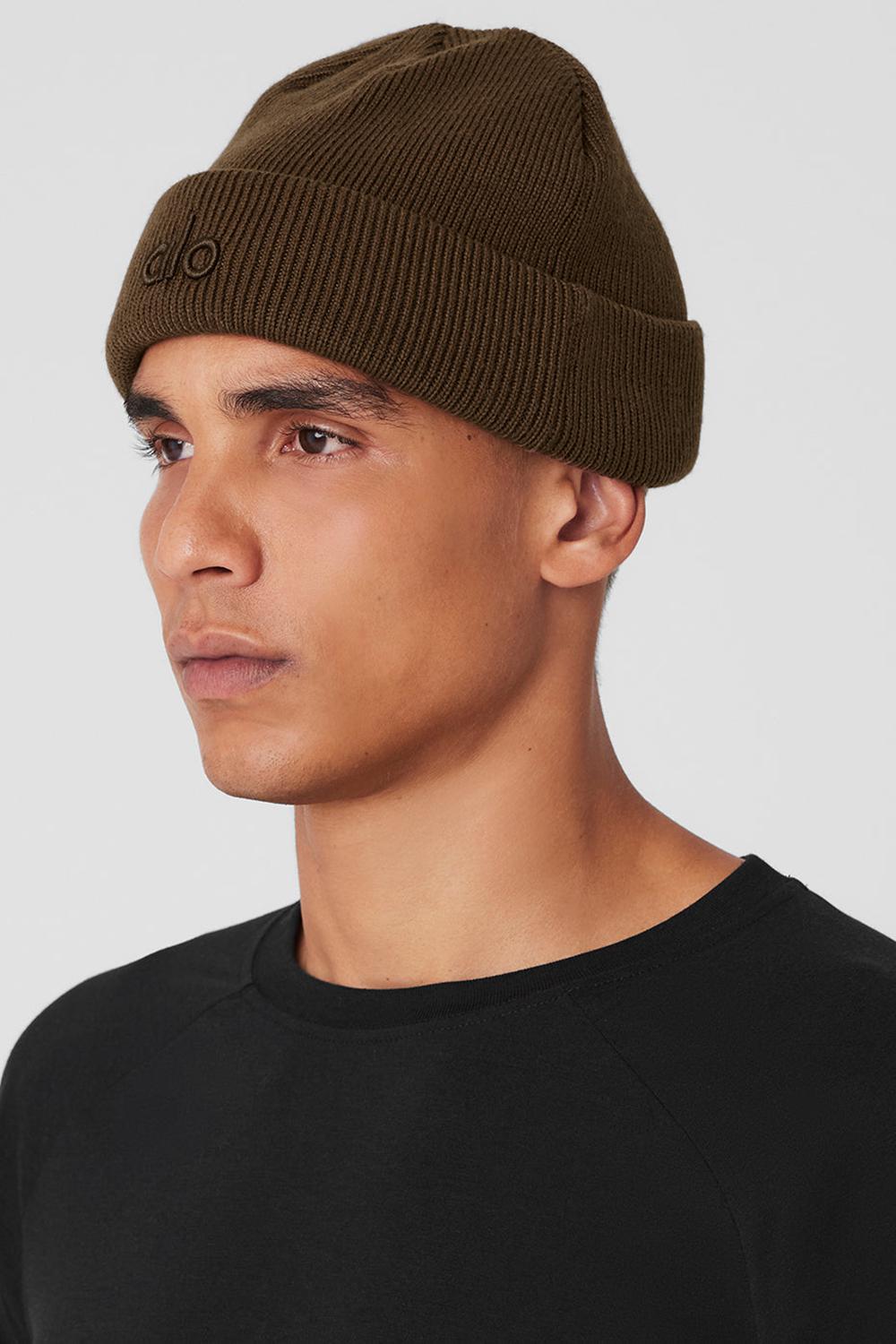 Gorro Alo Yoga Notable Hombre Espresso | España  ZYBS-19680