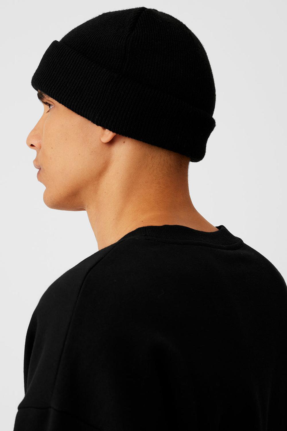 Gorro Alo Yoga Notable Hombre Negras | España  NHFL-81243
