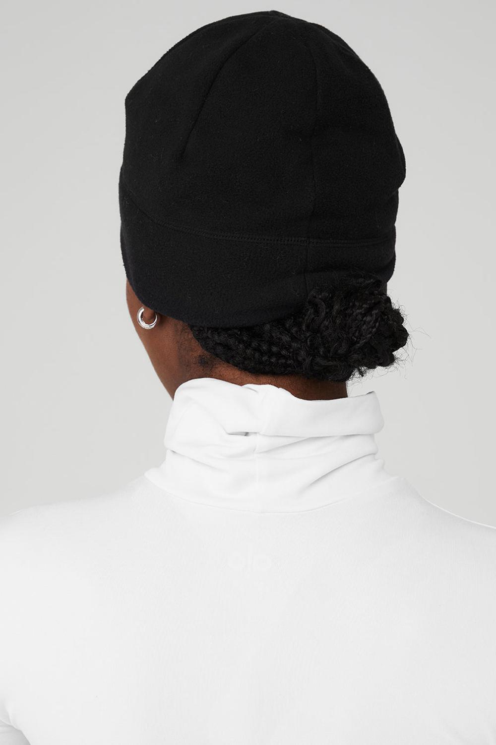 Gorro Alo Yoga Performance Fleece Hombre Negras | España  PGOH-34576