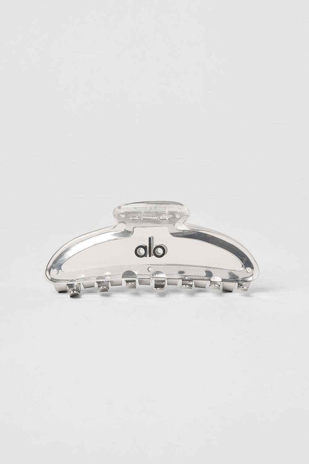 Hair Claw Alo Yoga Acrylic Illusion Claw Clip Mujer Clear Acetate / Chrome | España  TOZA-07569