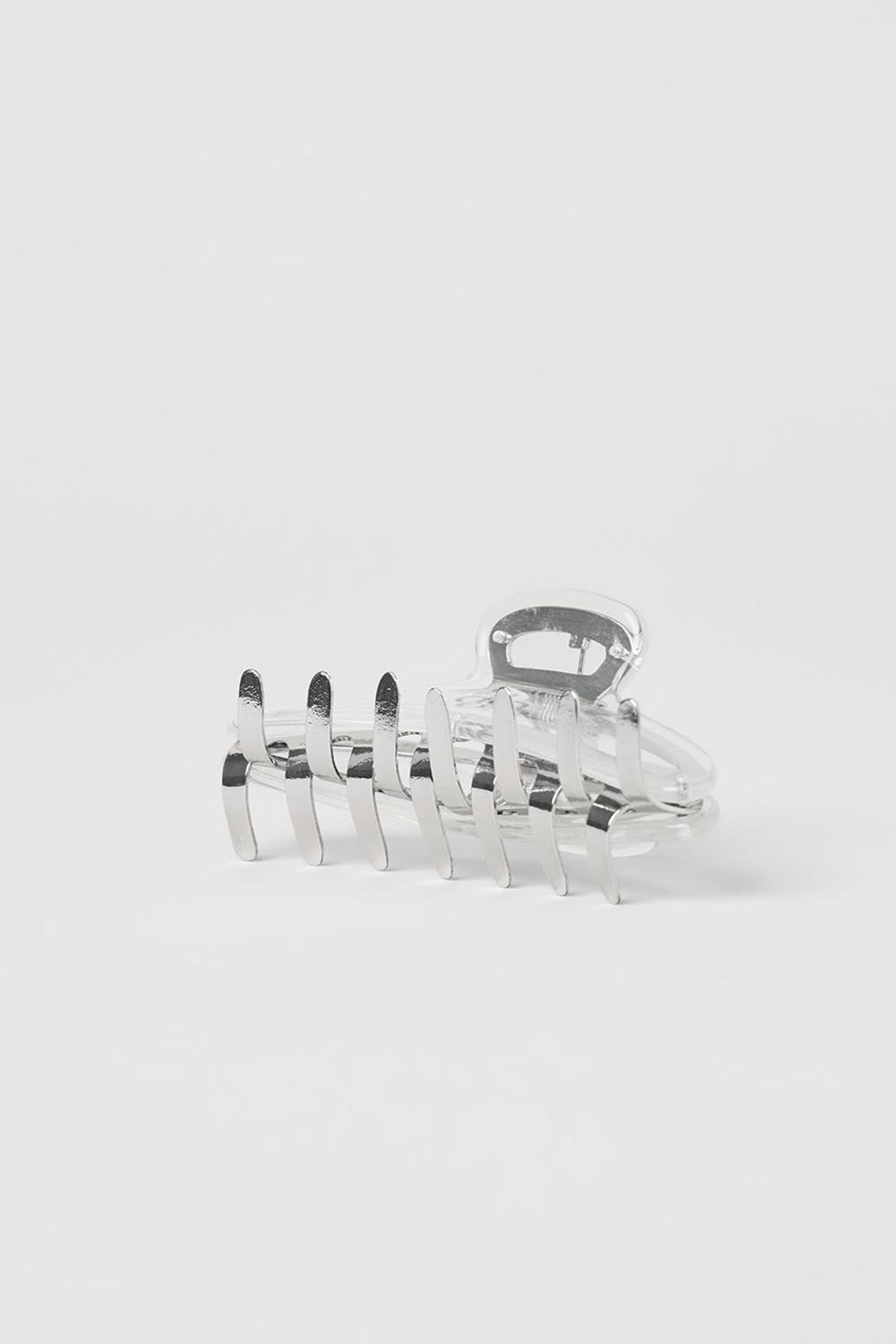 Hair Claw Alo Yoga Acrylic Illusion Claw Clip Mujer Clear Acetate / Chrome | España  TOZA-07569