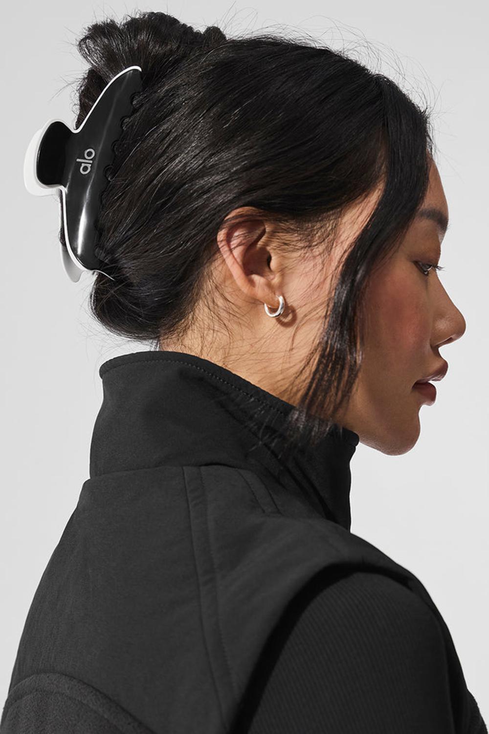 Hair Claw Alo Yoga Outline Claw Clip Mujer Negras Blancas | España  CULR-92734