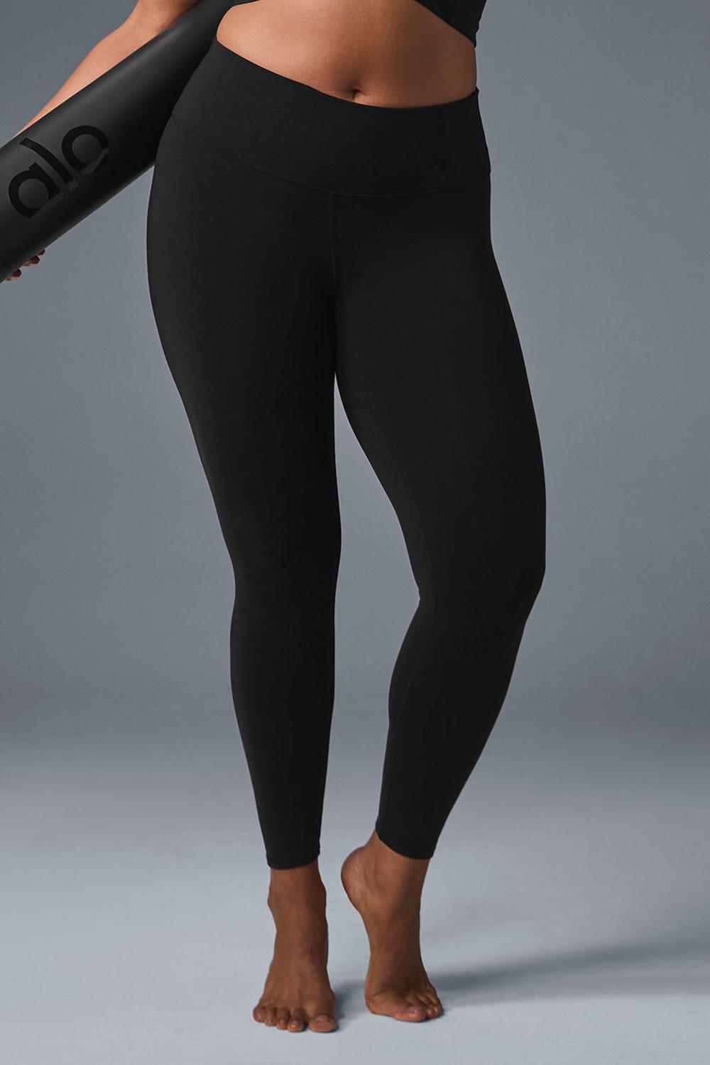 Leggins Alo Yoga 7/8 High-Waist Airbrush Mujer Negras | España  OPHK-10935