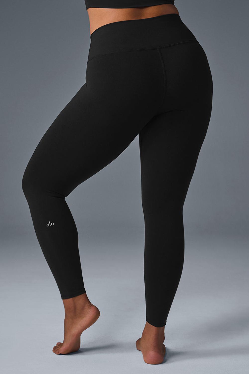 Leggins Alo Yoga 7/8 High-Waist Airbrush Mujer Negras | España  OPHK-10935