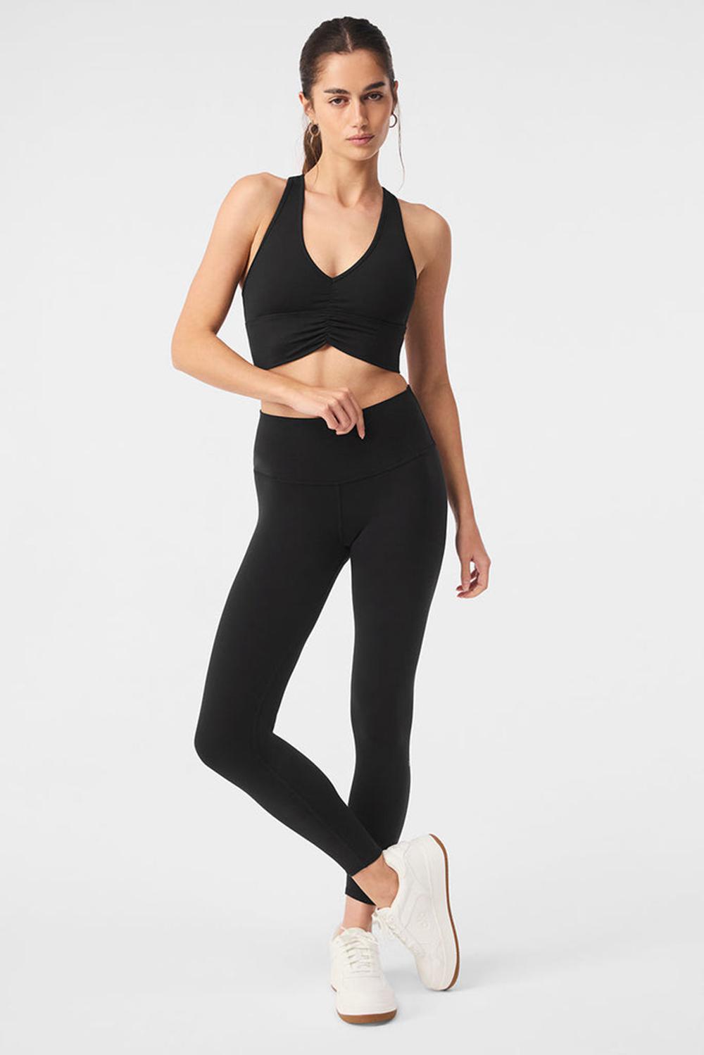Leggins Alo Yoga 7/8 High-Waist Airbrush Mujer Negras | España  OPHK-10935