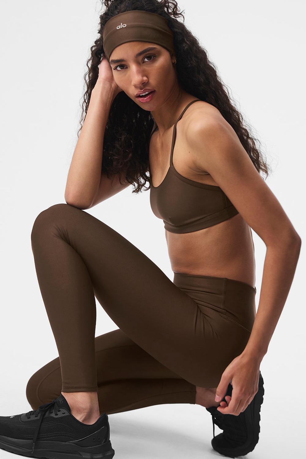 Leggins Alo Yoga 7/8 High-Waist Airlift Mujer Espresso | España  OQJH-72031