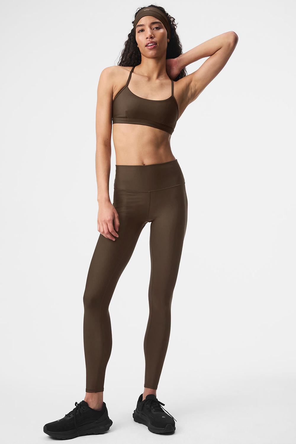 Leggins Alo Yoga 7/8 High-Waist Airlift Mujer Espresso | España  OQJH-72031
