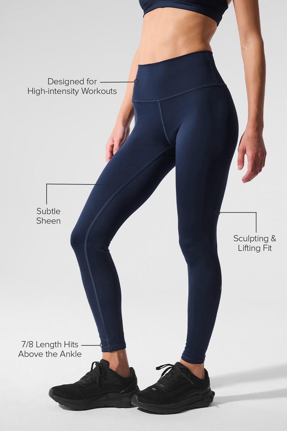 Leggins Alo Yoga 7/8 High-Waist Airlift Mujer Azul Marino | España  PASX-82956