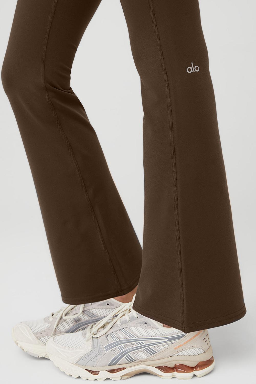 Leggins Alo Yoga Airbrush High-Waist 7/8 Bootcut Mujer Espresso | España  KVWC-56038